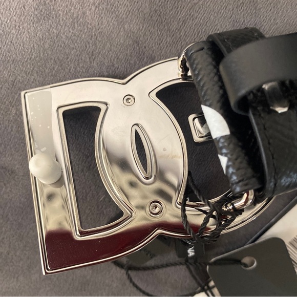 New Dolce & Gabbana DG Logo Print Belt . Sz 110cm  $545 - Picture 4 of 9